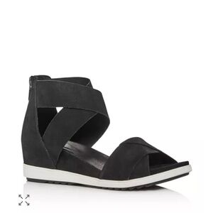 Eileen Fisher Vic Women's Black Sandals 7.5